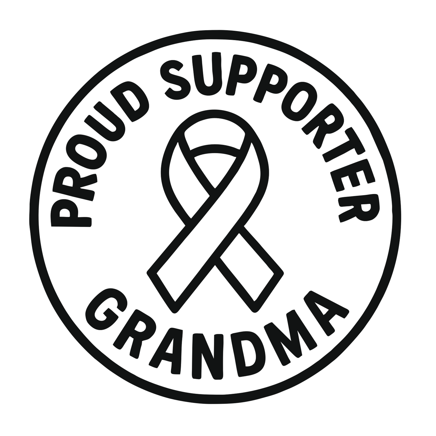 Proud Supporter Grandma - Digital File - XCS Friendly Digital My Custom Designs PNG