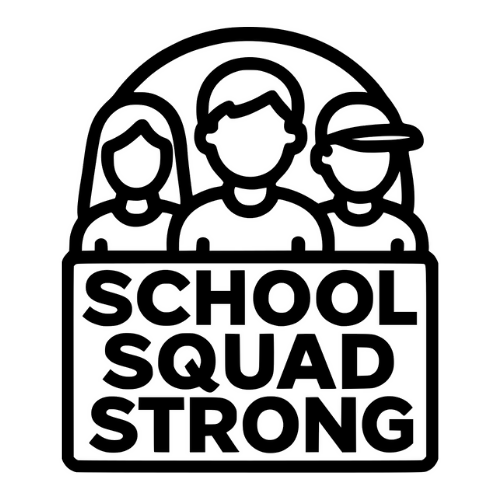 School Squad Strong - Digital File - XCS Friendly Tumbler My Custom Designs PNG