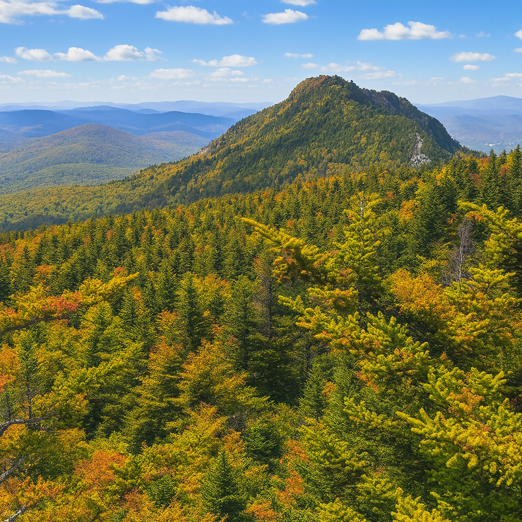 Grandfather Mountain - North Carolina United States - Rendered - Digital File