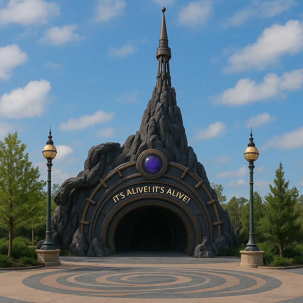 Dark Universe Land - Universal Epic Universe - Florida United States - Rendered - Digital File Digital My Custom Designs PDF