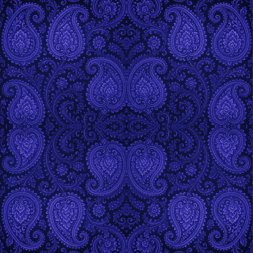 Luxury and Ornamental - Luxury Paisley With Glowing Ultraviolet Highlights - Pattern - Digital File Digital My Custom Designs PDF