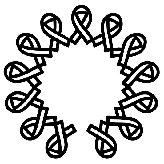 Ribbon Wreath Design - Digital File - XCS Friendly Digital My Custom Designs PNG