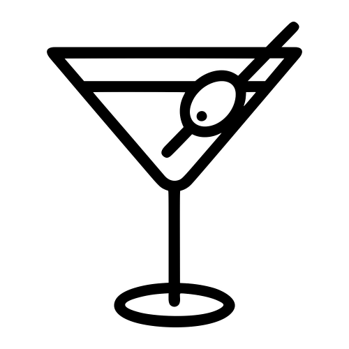 Martini Glass With Olive - Digital File - XCS Friendly Digital My Custom Designs PDF