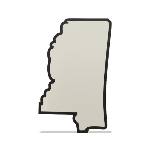 Mississippi Wall Lightbox - United States - 3D Print File - Digital File Digital My Custom Designs