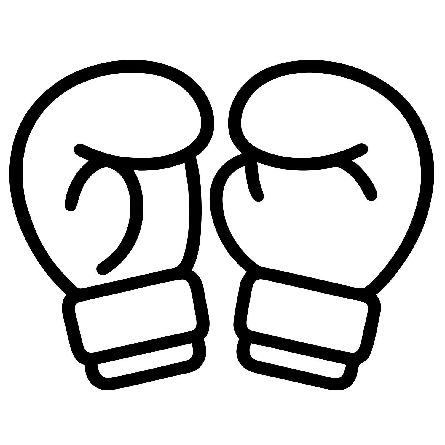 Cartoon Boxing Gloves - Digital File - XCS Friendly Digital My Custom Designs PNG