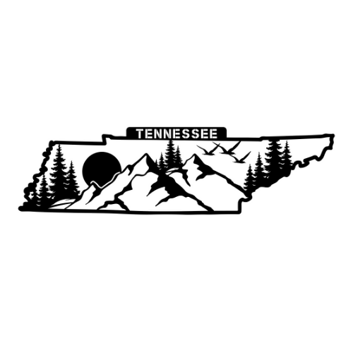 Tennessee - Wall / Home Decor - State Outline - United States - Digital File Digital My Custom Designs ZIP File