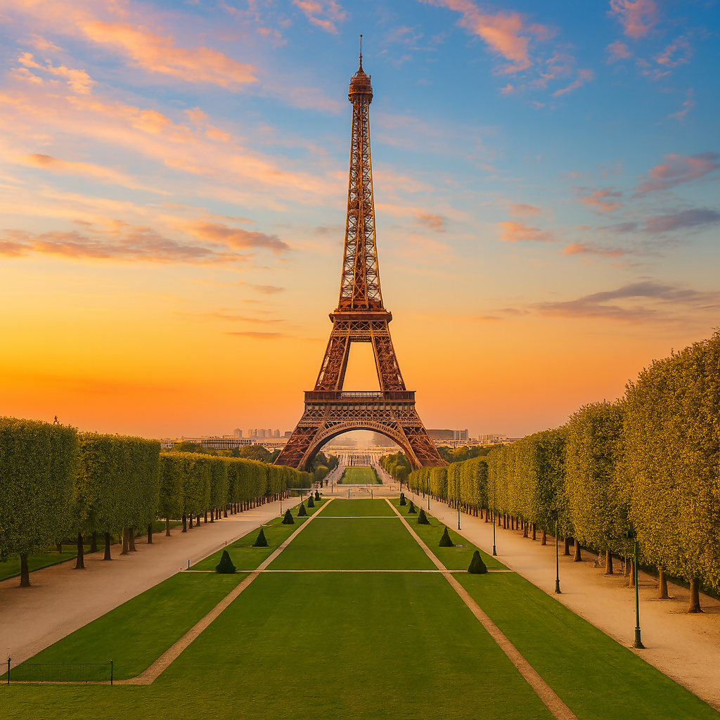 Eiffel Tower - Paris France - Europe - Rendered - Digital File Digital My Custom Designs PDF