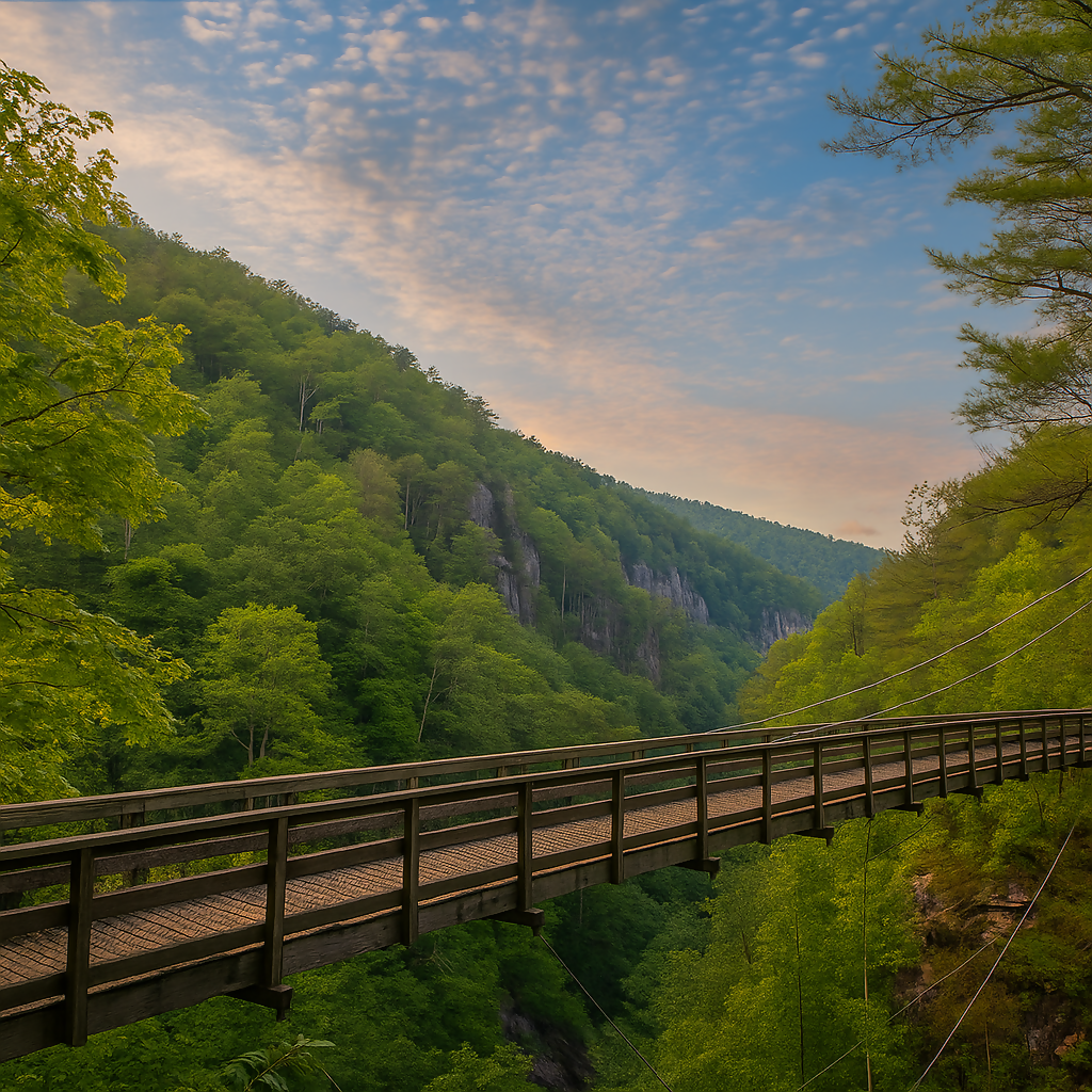 Tallulah Gorge State Park - Georgia United States - Rendered - Digital File Digital My Custom Designs PDF