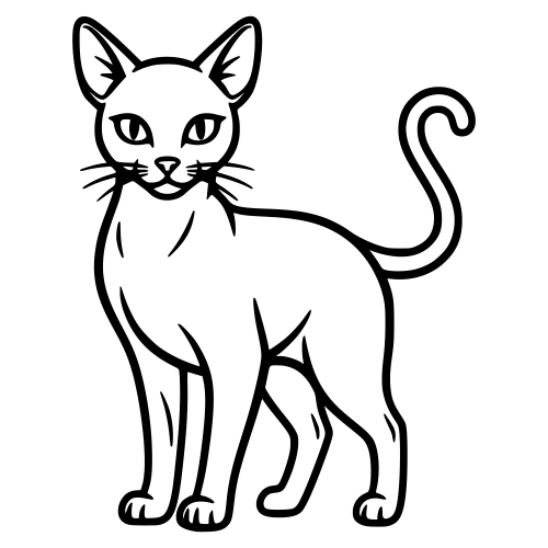 Arabian Mau Cat - Digital File - XCS Friendly Digital My Custom Designs PDF