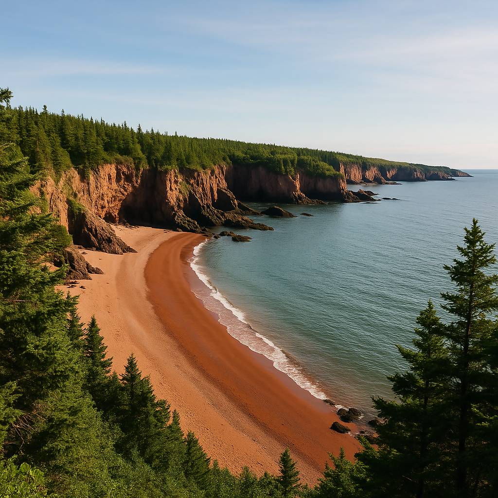 Cape Chignecto Provincial Park Coastal Cliffs - Nova Scotia Canada - Rendered - Digital File Digital My Custom Designs PDF