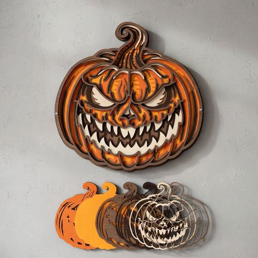 Pumpkin - Layered Line Designs - Digital File Digital My Custom Designs