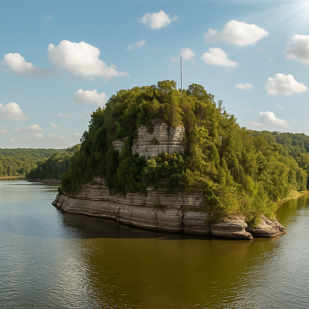 Starved Rock State Park - Illinois United States - Rendered - Digital File Digital My Custom Designs PDF