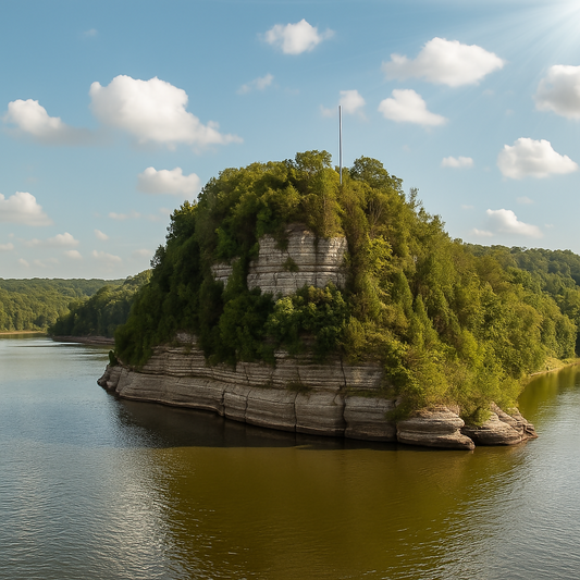 Starved Rock State Park - Illinois United States - Rendered - Digital File Digital My Custom Designs PDF