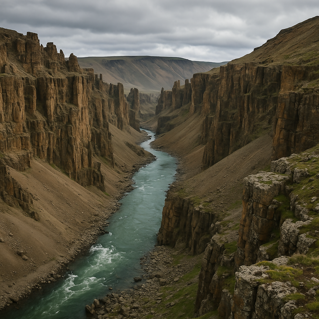 Hornaday River - Tuktut Nogait National Park - Northwest Territories Canada - Rendered - Digital File Digital My Custom Designs PDF