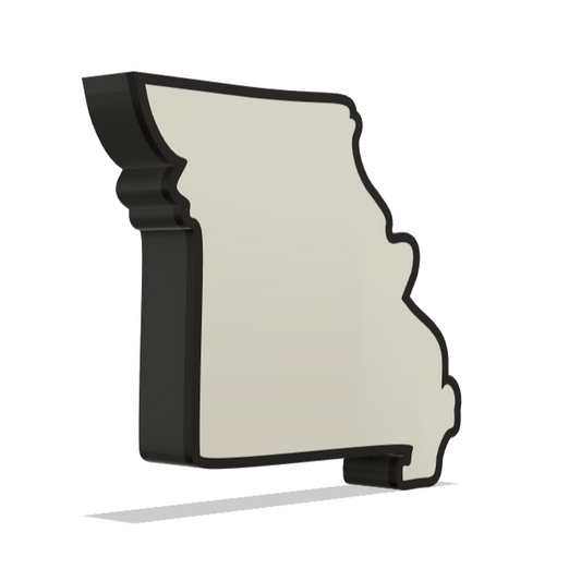 Missouri Wall Lightbox - United States - 3D Print Product My Custom Designs