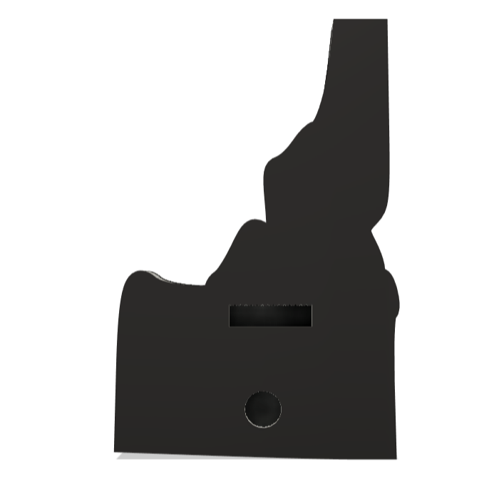 3D Printed Idaho Wall Lightbox - United States Product My Custom Designs