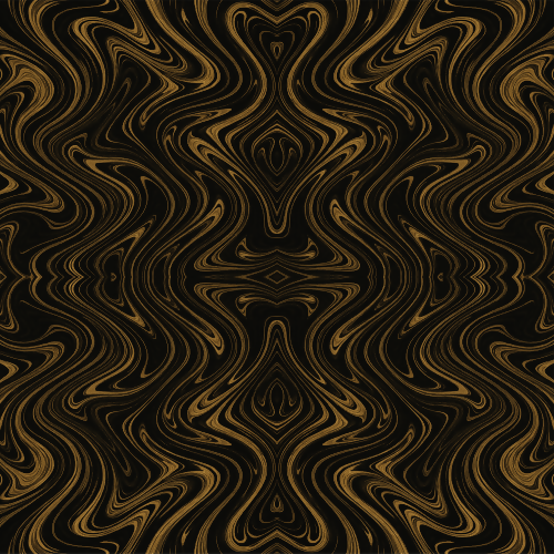 Luxury and Ornamental - Liquid Gold Ink Swirl Marbling On Jet Black - Pattern - Digital File Digital My Custom Designs PDF