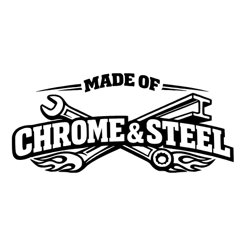 Made of Chrome & Steel - Vector Graphics - Digital File Digital My Custom Designs PDF