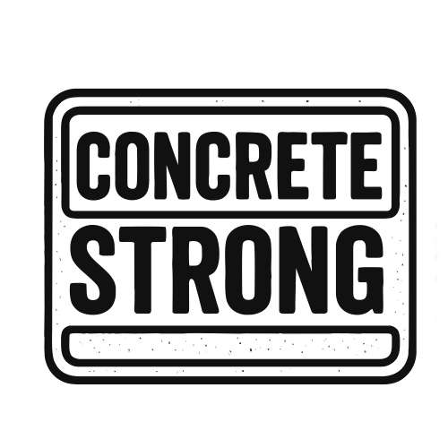 “Concrete Strong” Lettering - Vector Graphics - Digital File Digital My Custom Designs PDF
