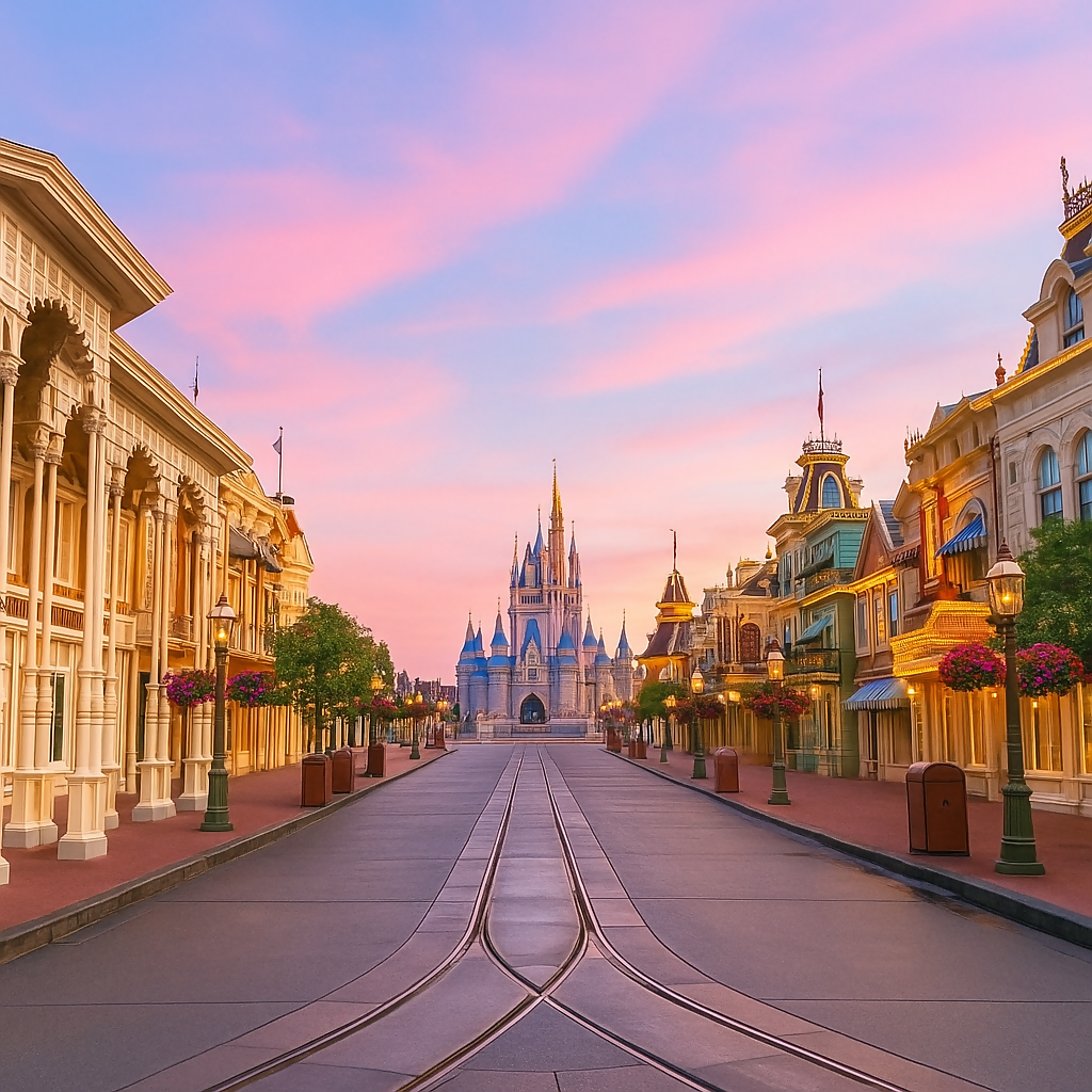 Magic Kingdom Park - Walt Disney World Resort - Florida United States - Rendered - Digital File Digital My Custom Designs PDF