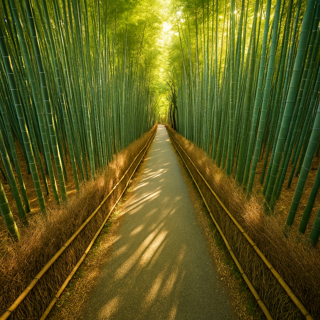 Arashiyama Bamboo Grove - Kyoto Japan - Asia - Rendered - Digital File Digital My Custom Designs PDF
