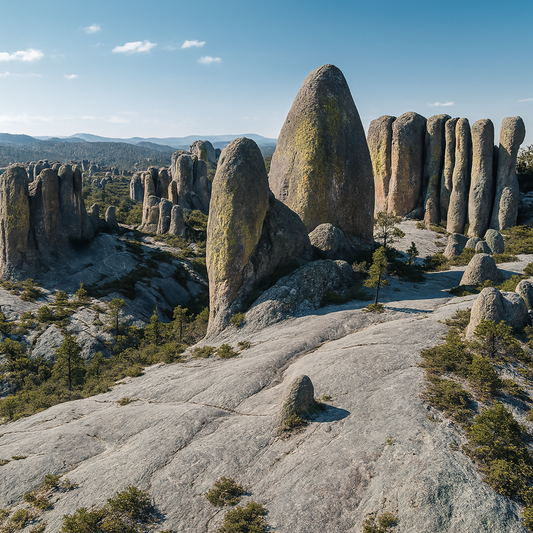Valley of the Monks (Valle de los Monjes) - Chihuahua Mexico - Rendered - Digital File Digital My Custom Designs PDF