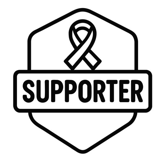 Supporter Badge Outline - Digital File - XCS Friendly Digital My Custom Designs PNG
