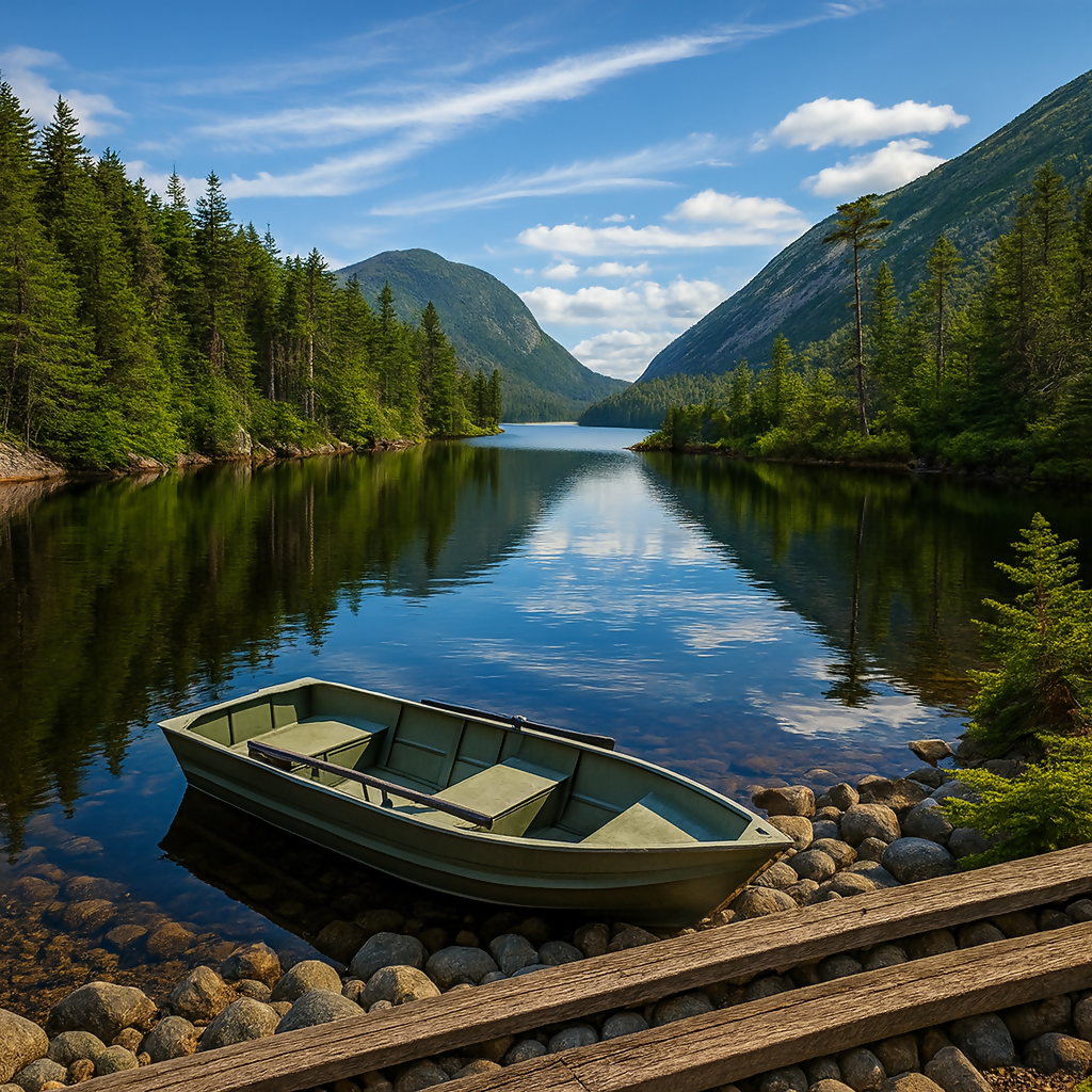Lake Colden - Adirondack Mountains - New York United States - Rendered - Digital File