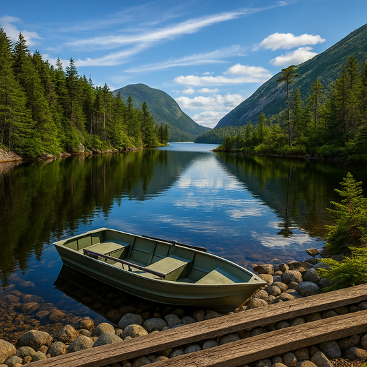 Lake Colden - Adirondack Mountains - New York United States - Rendered - Digital File