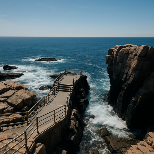 Thunder Hole - Acadia National Park - Maine United States - Rendered - Digital File Digital My Custom Designs PDF