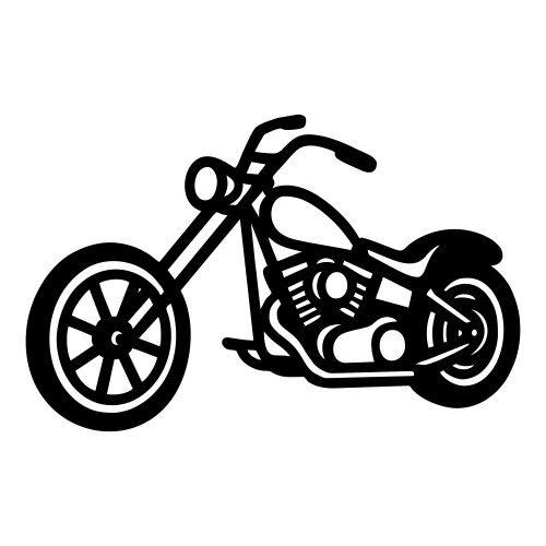Raked Front Chopper - Digital File - XCS Friendly Digital My Custom Designs PDF