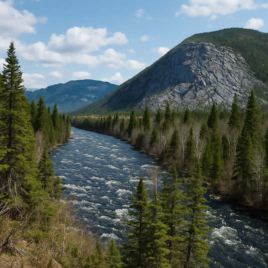Hautes-Gorges-de-la-Rivière - Malbaie National Park - Quebec Canada - Rendered - Digital File Digital My Custom Designs PDF