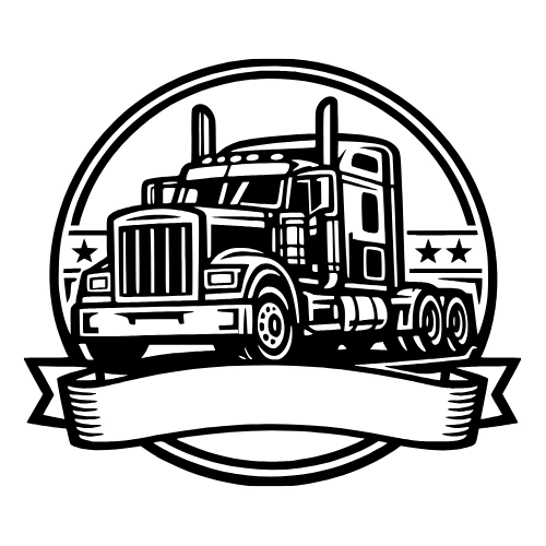 Engraved Stamp-Style Truck Seal - Vector Graphics - Digital File Digital My Custom Designs PDF