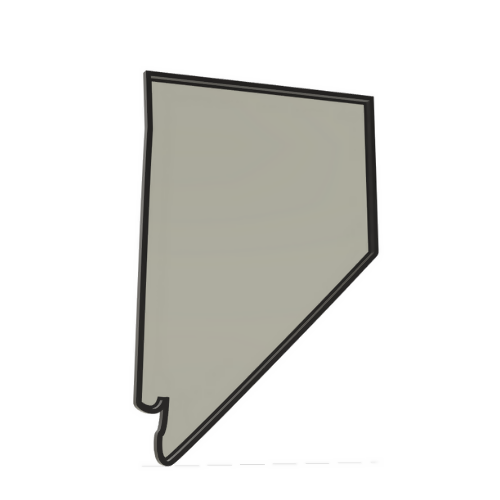 Nevada Wall Lightbox - United States - 3D Print File - Digital File Digital My Custom Designs