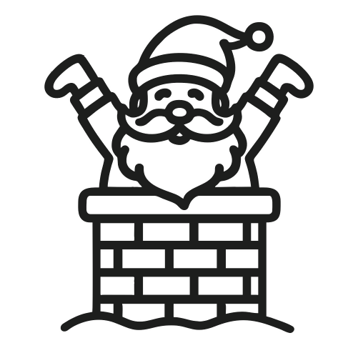 Santa Chimney Design - Digital File - XCS Friendly Digital My Custom Designs PDF