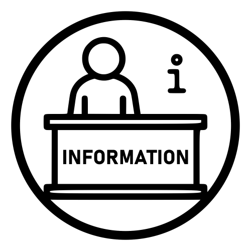 Information Desk Symbol - Digital File - XCS Friendly Digital My Custom Designs PDF