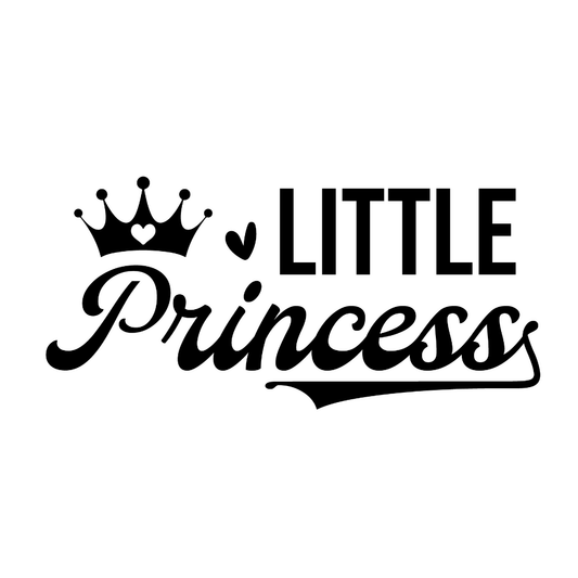 Little Princess - Princess - Vector Graphics - Digital File
