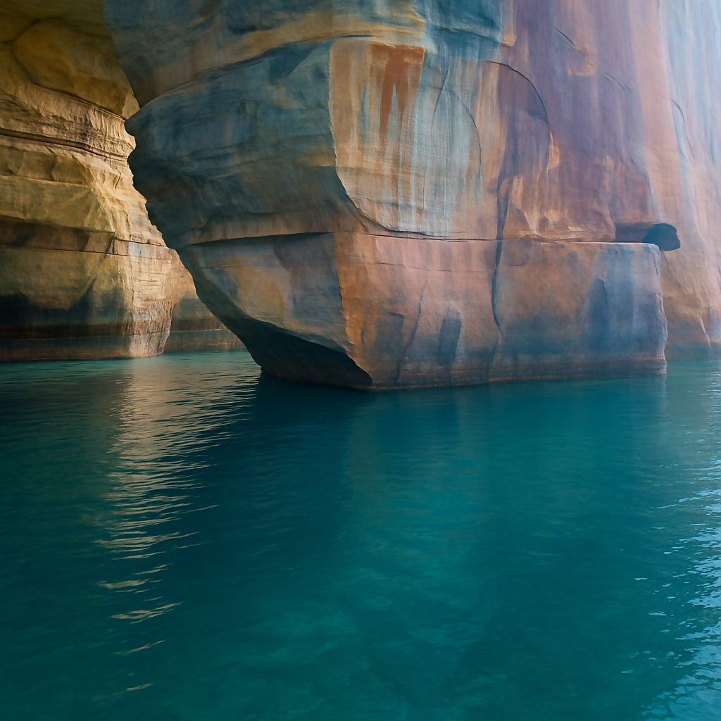Pictured Rocks National Lakeshore - Michigan United States - Rendered - Digital File Digital My Custom Designs PDF