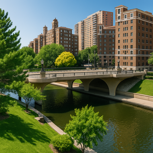 Brush Creek - Kansas Country Club Plaza - Missouri United States - Rendered - Digital File Digital My Custom Designs PDF