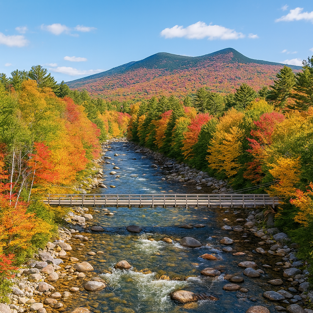 Pemigewasset River - Kancamagus Highway - New Hampshire United States - Rendered - Digital File Digital My Custom Designs PDF