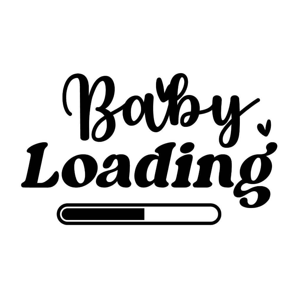 Baby Loading - Vector Graphics - Digital File Digital My Custom Designs ZIP File
