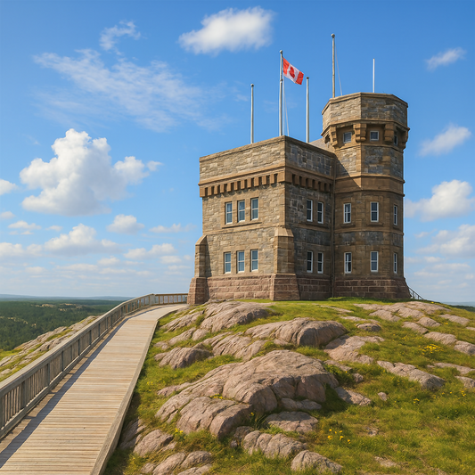 Cabot Tower-Signal Hill - Newfoundland and Labrador Canada - Rendered - Digital File Digital My Custom Designs PDF