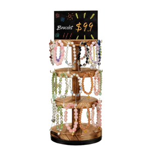 Bracelet Display Stand 3 Tier 360° Rotating Jewelry Tree My Custom Designs