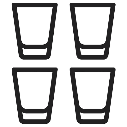 Shot Glass Bundle - Digital File - XCS Friendly Tumbler My Custom Designs PNG