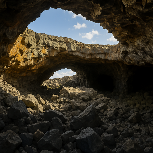 Indian Tunnel Lava Tube - Craters of the Moon National Monument and Preserve - Idaho United States - Rendered - Digital File Digital My Custom Designs PDF