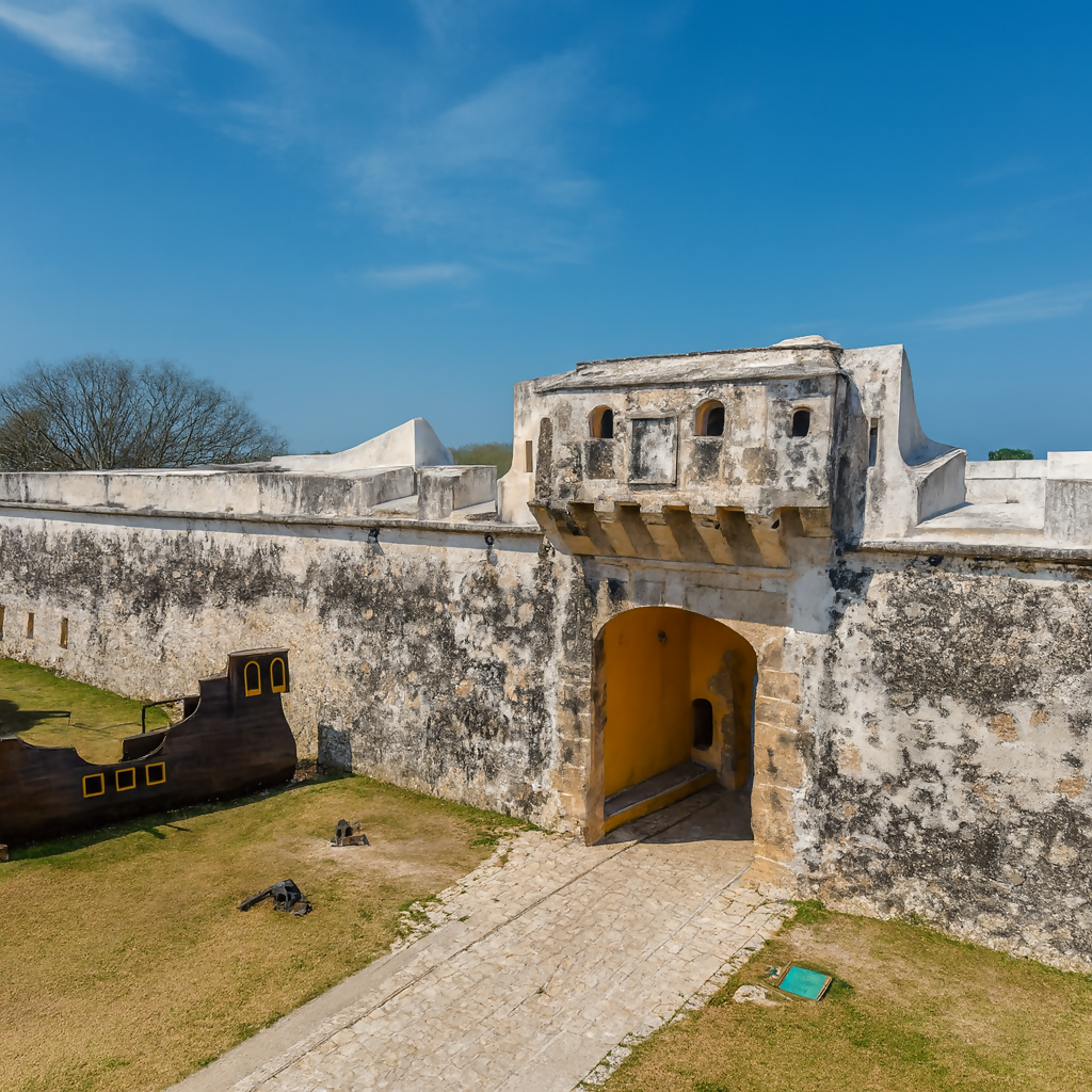 Land Gate (Puerta de Tierra) - Campeche Mexico - Campeche Mexico - Rendered - Digital File Digital My Custom Designs PDF
