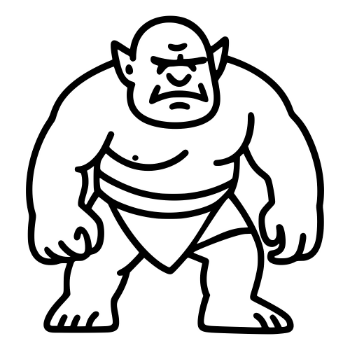 Giant Ogre - Digital File - XCS Friendly Digital My Custom Designs PDF