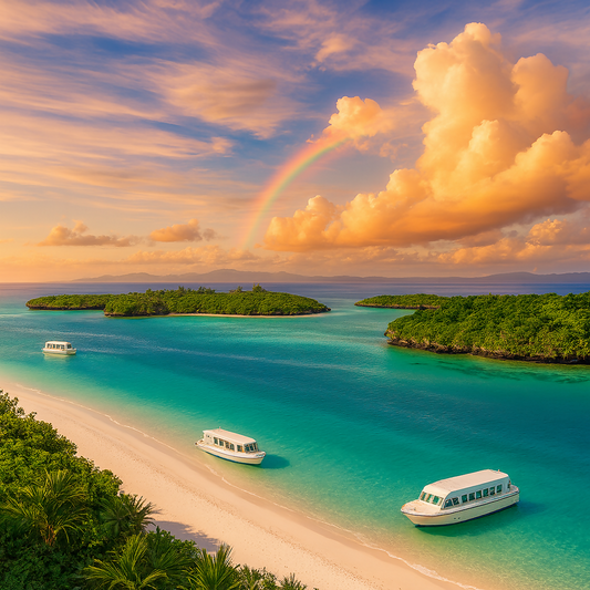 Kabira Bay - Island Hopping - Okinawa Japan - Asia - Rendered - Digital File Digital My Custom Designs PDF