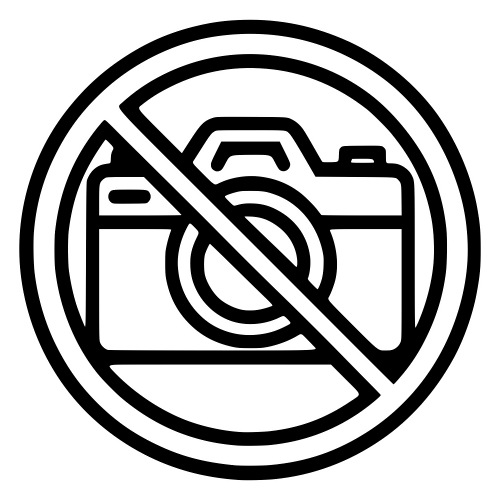 No Photography Sign - Digital File - XCS Friendly Digital My Custom Designs PDF