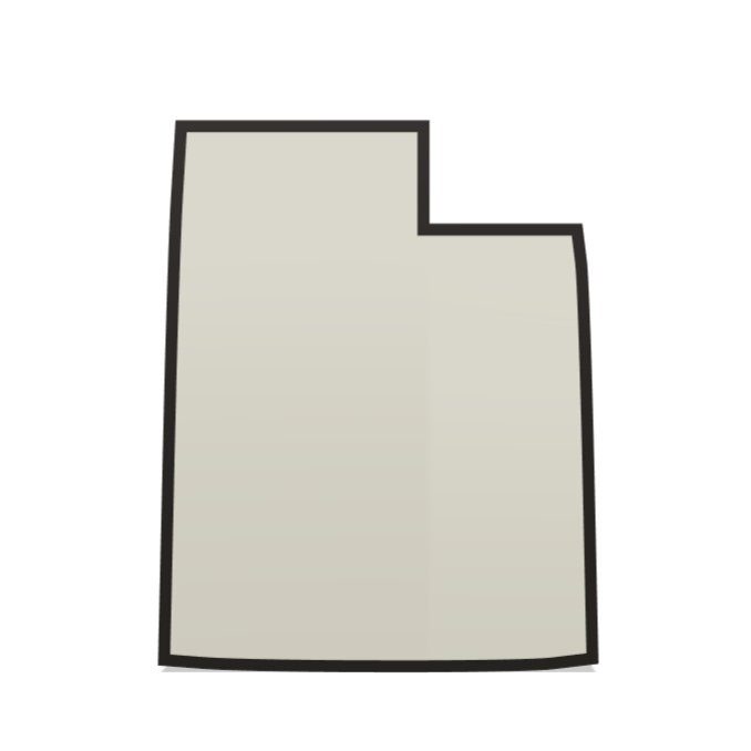 Utah Wall Lightbox - United States - 3D Printed Product My Custom Designs
